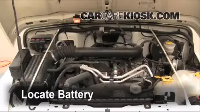2006 Jeep Wrangler Unlimited Rubicon 4.0L 6 Cyl. Batterie Changement